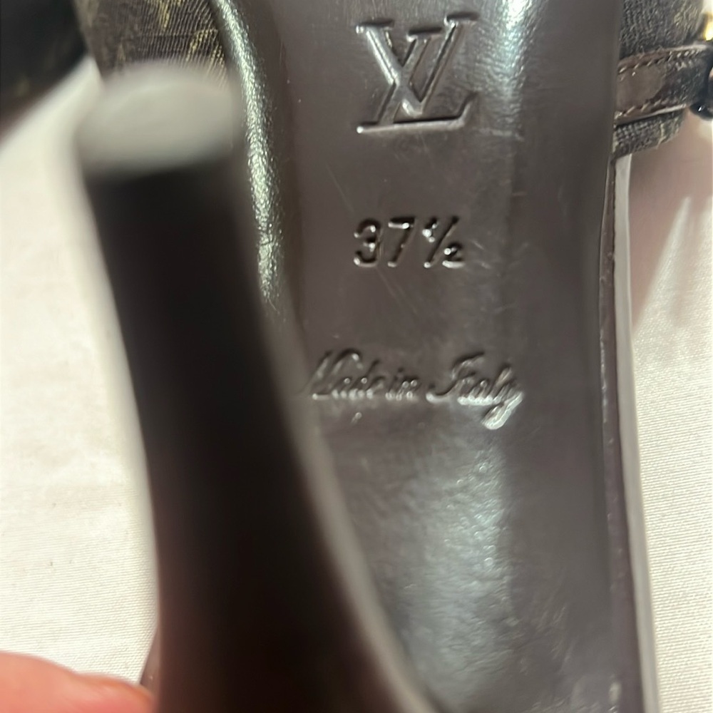 Louis Vuitton Women's Black Sandals - Picture 6 of 9